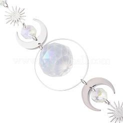 Стекло каплевидное окно висит ловцы солнца HJEW-JM04515-02