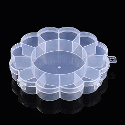 Цветок пластиковые контейнеры для хранения бисера CON-Q023-21