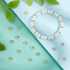 100 шт. Европейские бусины из нержавеющей стали 201 STAS-UN0059-47