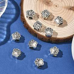 Сплавочные европейские бусины&nbsp;X-PALLOY-S079-048AS