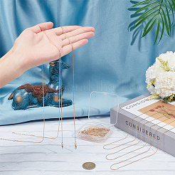 12 шт. набор из 2 круглых цепочек-змей из латуни&nbsp;MAK-NB0001-17