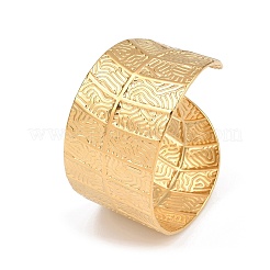 Браслеты-манжеты из нержавеющей стали 304 для женщин&nbsp;BJEW-P362-01G