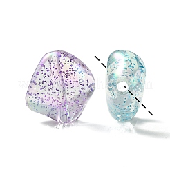 УФ-покрытие радужными переливающимися акриловыми бусинами OACR-K003-003