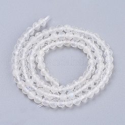 Бусины из натурального радужного лунного камня G-R475-030