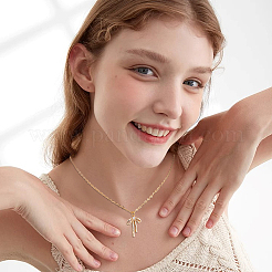 6 пара латунных подвесок с микропаве из прозрачных кубических цирконий KK-BBC0014-19