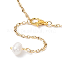 Браслеты из натурального культивированного пресноводного жемчуга BJEW-JB12505