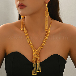 Комплекты из винтажных сплавов с кисточками и ожерелий для женщин&nbsp;QC3206