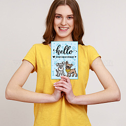 1 лист ПВХ пластиковые штампы DIY-GL0009-06