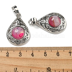 Подвески из натурального полосатого агата&nbsp;G-Q158-05P-01