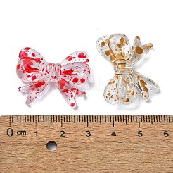 Прозрачные акриловые бусины&nbsp;X-OACR-E033-10