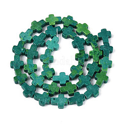 Синтетических нитей бирюзовые бусы G-N352-22A-01