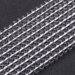 Синтетический кристалл кварца бусины нити&nbsp;X-GSR6mmA039-1