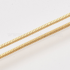 Латунные цепи змейки ожерелья&nbsp;X-MAK-T006-10A-G