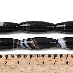 Натуральные полосатые агатовые / полосатые агатовые бусинки G-S280-10F