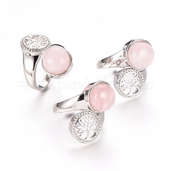 Смешанные с драгоценными камнями кольца RJEW-G098-02A-P