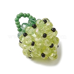 Стеклянные подвески из бисера&nbsp;PALLOY-GD00003-03