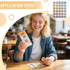 Наклейки-пароли с лазерным покрытием и стираемой пленкой&nbsp;STIC-WH0012-15A