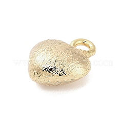 Подвески из латуни в форме трехмерного сердца&nbsp;KK-V006-03G-02