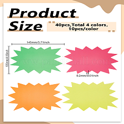 40 шт. 4 цвета&nbsp;AJEW-LP0006-67