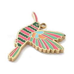 Подвески из нержавеющей стали 304 с эмалью&nbsp;STAS-G374-01G-08