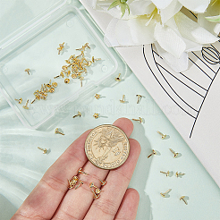 60 шт. 4 стиля латунные штифты-булавки-шармы&nbsp;KK-BBC0022-87