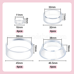 16 шт. 4-х стилевых полистирольных мини-шариков-подставок ODIS-AR0001-07