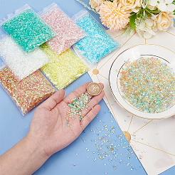 6 цвет съемные пластиковые бусины DIY-OC0012-57