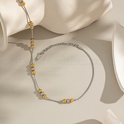 Женские ожерелья-змейки из круглой нержавеющей стали 304 YU4183