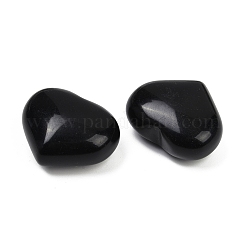 Сердце натуральный обсидиан пальмовые камни G-C186-02I