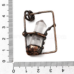 Подвески из натуральных кристаллов кварца&nbsp;G-B149-05R-02