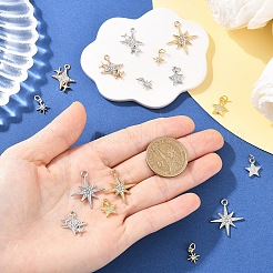 16 комплект из 8 подвесок из латуни&nbsp;FIND-YW0011-28