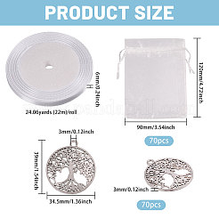 70 шт. Подвески из сплава в тибетском стиле&nbsp;TIBE-CA0001-24