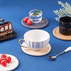 Держатели горячих горшков переплетения хлопковой нити DIY-NB0003-20