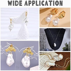 30 шт. 2 стили подвесок из ракушек и жемчуга&nbsp;PALLOY-AR00007