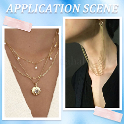 Наборы для изготовления цепочек из шариков и браслетов из нержавеющей стали 304 своими руками DIY-SC0027-80G-01