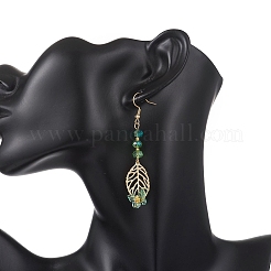 Серьги с подвесками из листового стекла&nbsp;EJEW-JE06932