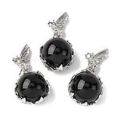 Круглые подвески из натурального смешанного камня&nbsp;G-G207-01P