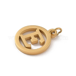 Подвески из нержавеющей стали 304 с соединительным кольцом&nbsp;LS-STAS-R001-02G-E