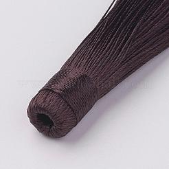 Нейлон кисточки большие украшения кулон&nbsp;HJEW-G010-B12