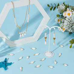 100шт 2 цвета подвески из натуральных ракушек PALLOY-WR00024