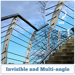 10 шт. такелаж из нержавеющей стали марки 316 AJEW-FH0003-12