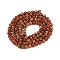 Синтетический зеленый авантюрин бисер нитей X-G-L581A-004B-01