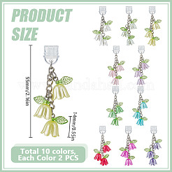 20 шт. 10-х цветные пластиковые мобильные пылезащитные заглушки HJEW-GO00232