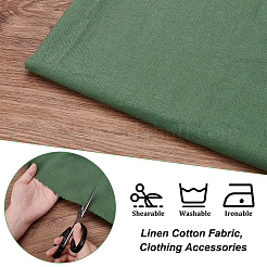 Льняная хлопчатобумажная ткань DIY-WH0580-56B