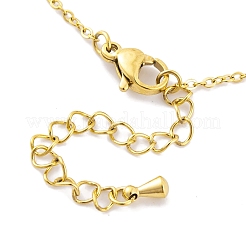 Браслеты из нержавеющей стали 304 с ионным покрытием (IP) AJEW-H148-06G