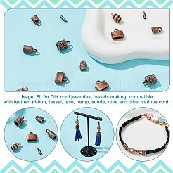 120 шт. 6 стиля тибетского стиля сплава наконечник шнура FIND-NB0004-49