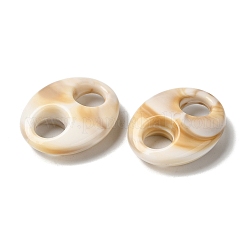 Непрозрачные акриловые подвески-коннекторы для кофейных зерен&nbsp;OACR-G042-04