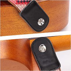 24 комплект 3-х цветных железных пуговиц для ремня гитары&nbsp;FIND-FG0001-52