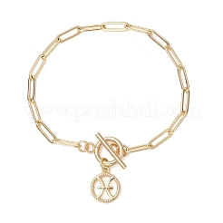 12 шт. браслеты с подвесками в виде латунных скрепок в виде созвездия для женщин&nbsp;BJEW-JB11256