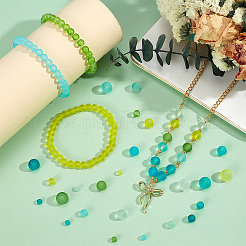 1332шт. 24 набора прозрачных стеклянных бусин&nbsp;FGLA-PH0001-13